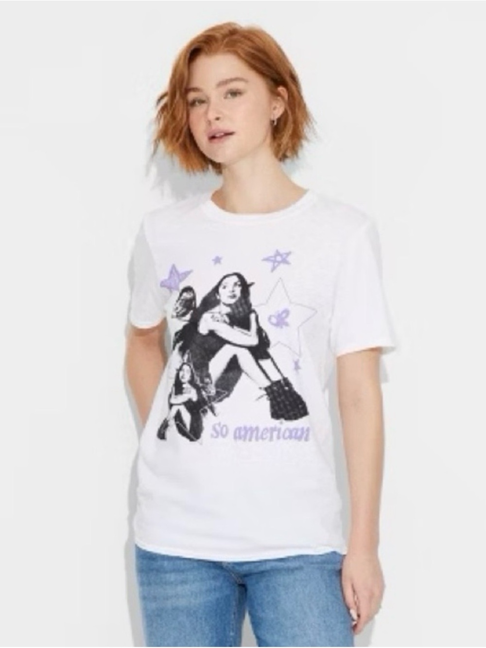 Olivia Rodrigo So American Graphic Tee - White